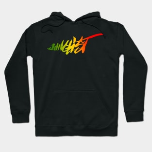 Junglist Brush Grafitti Hoodie